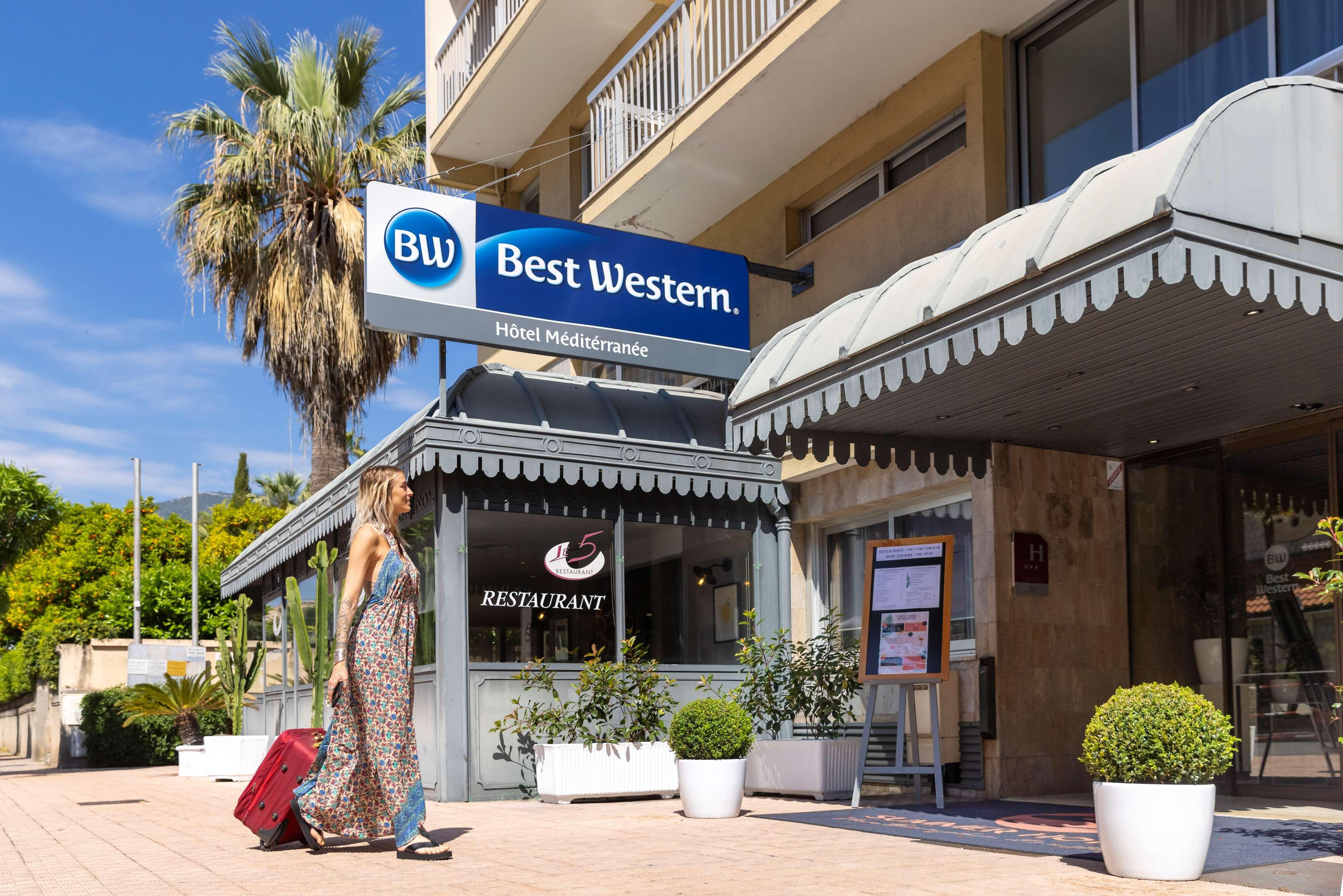 Best Western Hotel Mediterranee ม็องตง ภายนอก รูปภาพ